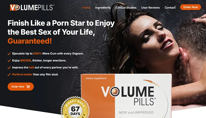 Volume Pills UK official website